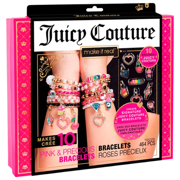Креативный набор Make It Real Juicy Couture Creation of bracelets 4408 8+ / Разноцветный Розовый photo 1