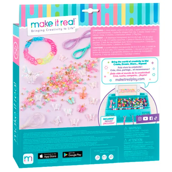 Креативный набор Make It Real Bringing Creativity to Life Creation of bracelets 1323 8+ / Разноцветный Розовый photo 2