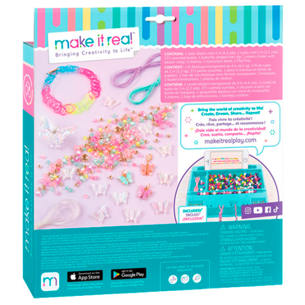 Креативный набор Make It Real Bringing Creativity to Life Creation of bracelets 1323 8+ / Разноцветный Розовый photo 2