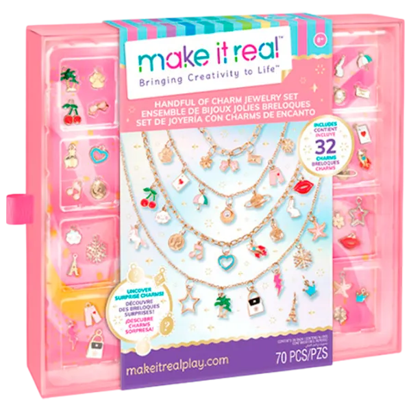 Креативный набор Make It Real Bringing Creativity to Life Creation of bracelets 1719 8+ / Разноцветный Розовый photo 1
