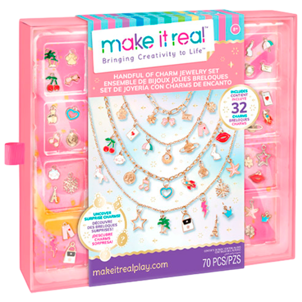 Креативный набор Make It Real Bringing Creativity to Life Creation of bracelets 1719 8+ / Разноцветный Розовый photo 1