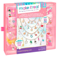 Креативный набор Make It Real Bringing Creativity to Life Creation of bracelets 1719 8+ / Разноцветный Розовый