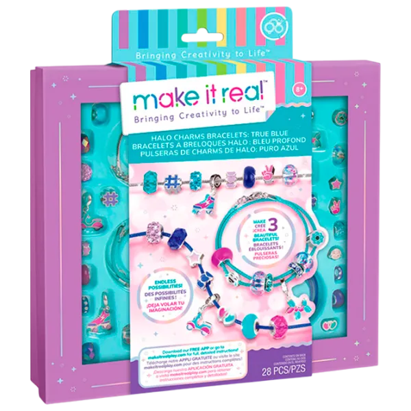 Креативный набор Make It Real Bringing Creativity to Life Creation of bracelets 1721 8+ / Разноцветный Фиолетовый photo 1