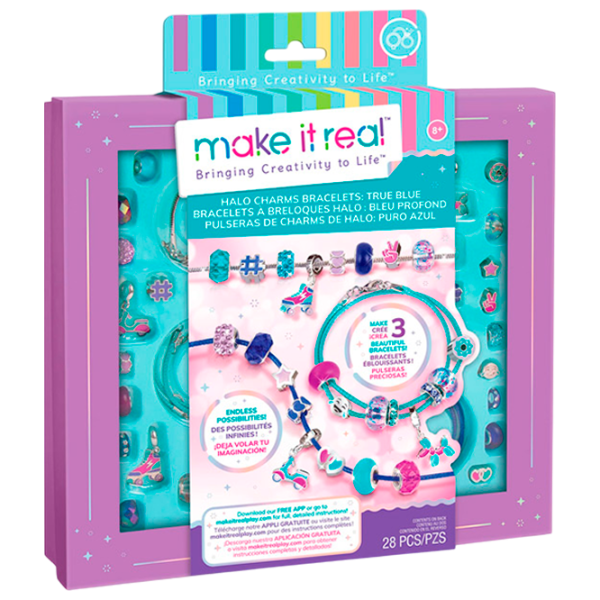 Креативный набор Make It Real Bringing Creativity to Life Creation of bracelets 1721 8+ / Разноцветный Фиолетовый photo 1