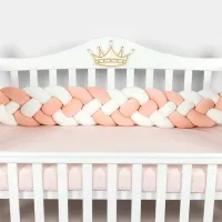Барьер для кроватки PernaMea Cosita Powder pink / Хлопок