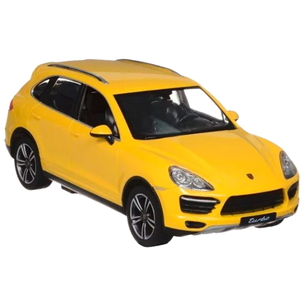 Mașină Rastar Porsche Cayenne Turbo 72478 7 km/h / 2.4 GHz / Yellow Yellow photo 1