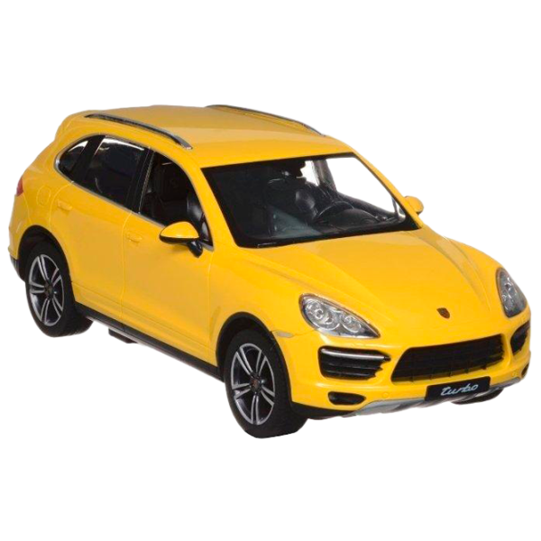 Mașină Rastar Porsche Cayenne Turbo 72478 7 km/h / 2.4 GHz / Yellow Yellow photo 1