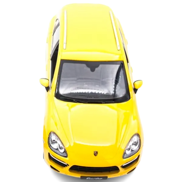 Mașină Rastar Porsche Cayenne Turbo 72478 7 km/h / 2.4 GHz / Yellow Yellow photo 2