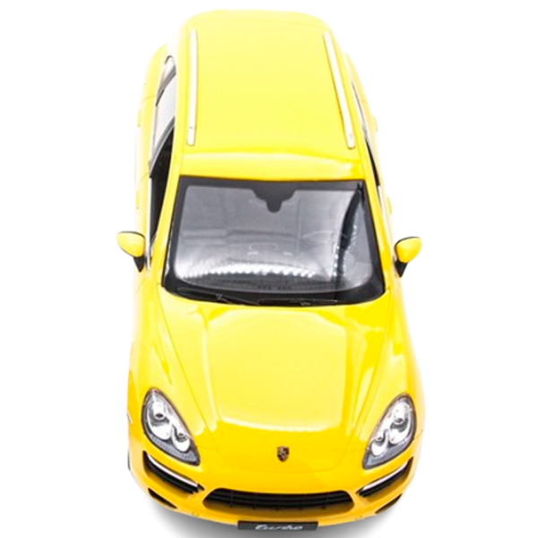 Mașină Rastar Porsche Cayenne Turbo 72478 7 km/h / 2.4 GHz / Yellow Yellow photo 2
