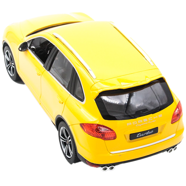 Mașină Rastar Porsche Cayenne Turbo 72478 7 km/h / 2.4 GHz / Yellow Yellow photo 3
