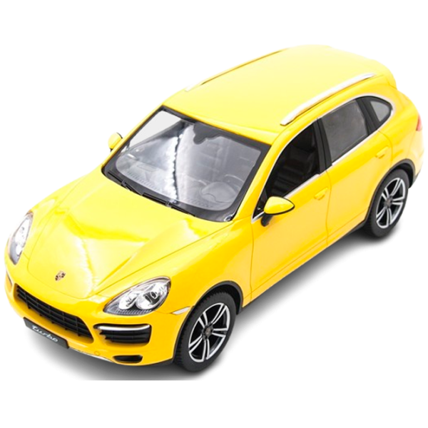 Mașină Rastar Porsche Cayenne Turbo 72478 7 km/h / 2.4 GHz / Yellow Yellow photo 4