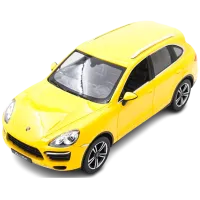 Mașină Rastar Porsche Cayenne Turbo 72478 7 km/h / 2.4 GHz / Yellow Yellow photo 4