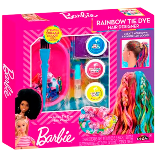 Креативный набор Cra-Z-Art Barbie Hair Designer 34050INT 8+ / Разноцветный Розовый photo 1