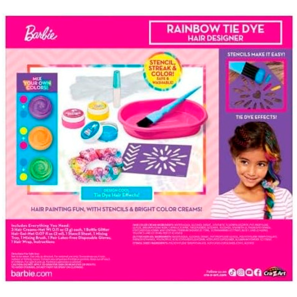 Креативный набор Cra-Z-Art Barbie Hair Designer 34050INT 8+ / Разноцветный Розовый photo 4