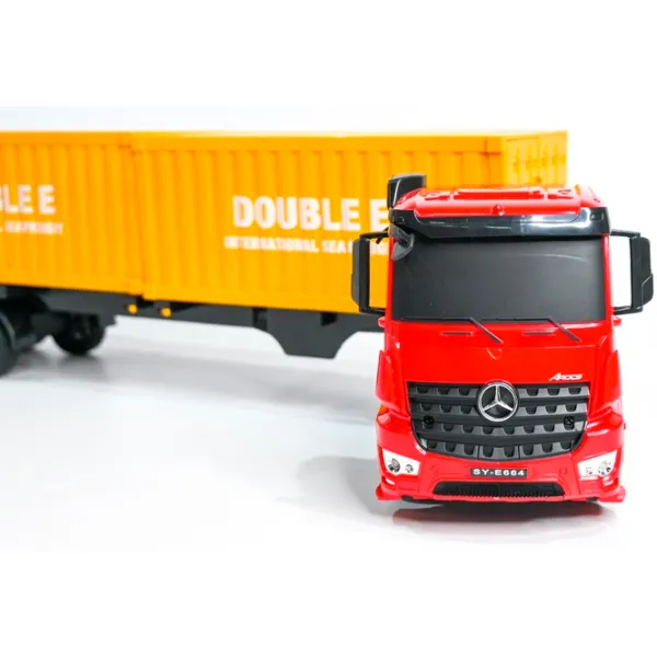 Camion Double E MB Arocs E664-003  / / Red Yellow photo 2