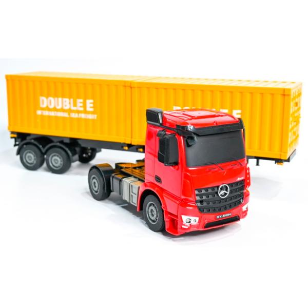 Camion Double E MB Arocs E664-003  / / Red Yellow photo 5