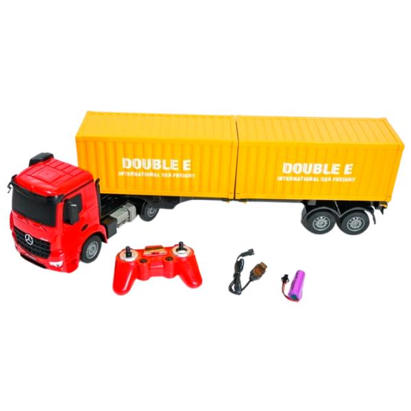 Camion Double E MB Arocs E664-003  / / Red Yellow photo 8