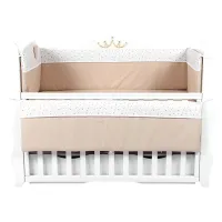 Барьер для кроватки PernaMea Confort Коричневый / Хлопок