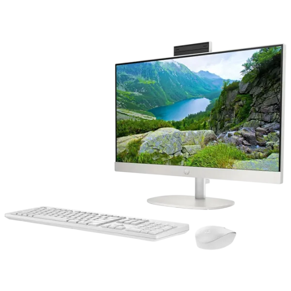 All-in-One PC HP AIO 27" Full HD Core Ultra 7/ cr1031ci/ 16 GB/ 512 GB/ White photo 2
