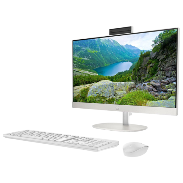 All-in-One PC HP AIO 27" Full HD Core Ultra 7/ cr1031ci/ 16 GB/ 512 GB/ White photo 2