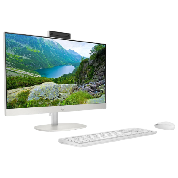 All-in-One PC HP AIO 27" Full HD Core Ultra 7/ cr1031ci/ 16 GB/ 512 GB/ White photo 4