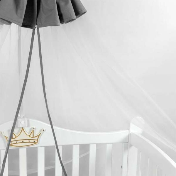 Балдахин для кроватки Jollein Confort Grey / Хлопок photo 2