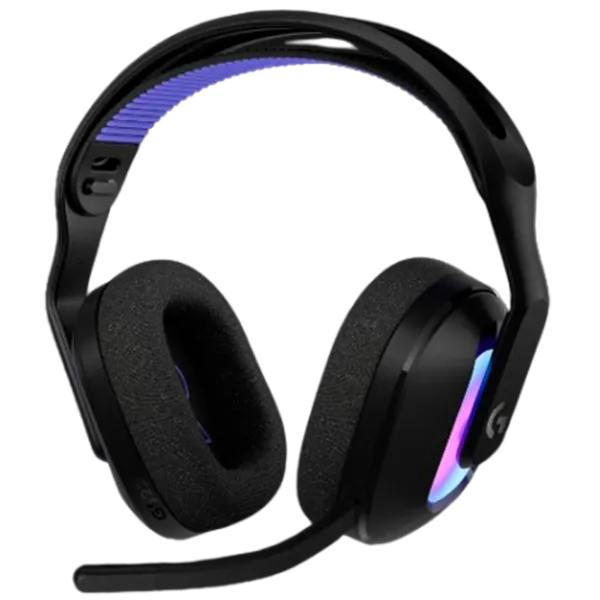 Căști Logitech G522 Purple Black Fără fir/ Gaming photo 1