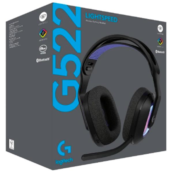 Căști Logitech G522 Purple Black Fără fir/ Gaming photo 8