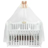 Балдахин для кроватки PernaMea Satin Коричневый / Хлопок