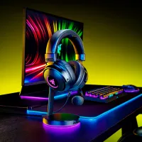 Căști Razer Kraken V3 HyperSense Green Black Cu fir/ photo 6