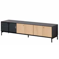 Гостиная Ikea Boastad Линейная / Black photo 2