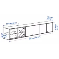 Гостиная Ikea Boastad Линейная / Black photo 4