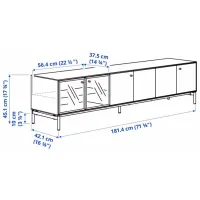 Гостиная Ikea Boastad Линейная / Black photo 5