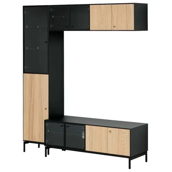 Гостиная Ikea Boastad Линейная / Black photo 1