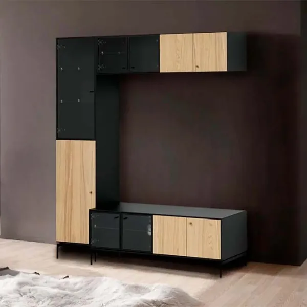 Гостиная Ikea Boastad Линейная / Black photo 2