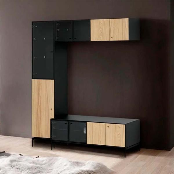 Гостиная Ikea Boastad Линейная / Black photo 2