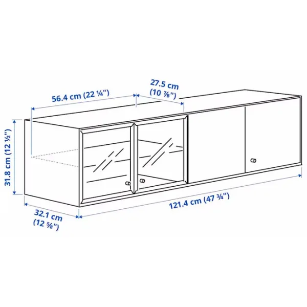 Гостиная Ikea Boastad Линейная / Black photo 4