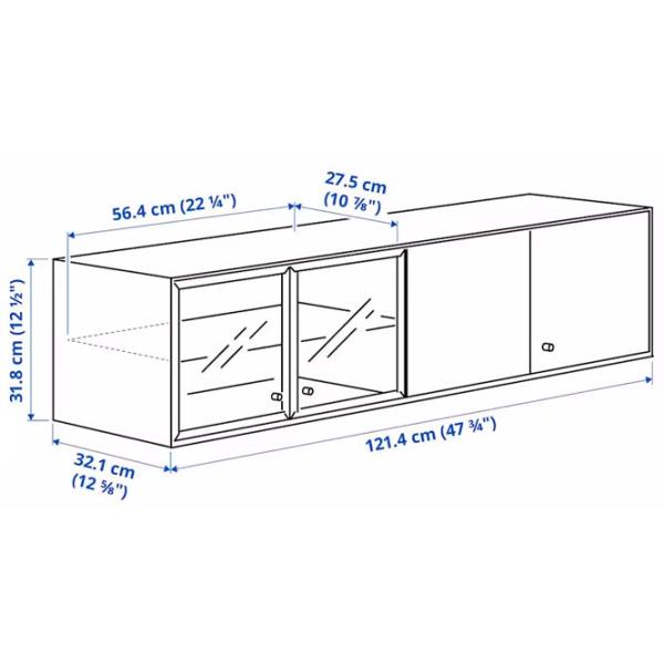 Гостиная Ikea Boastad Линейная / Black photo 4