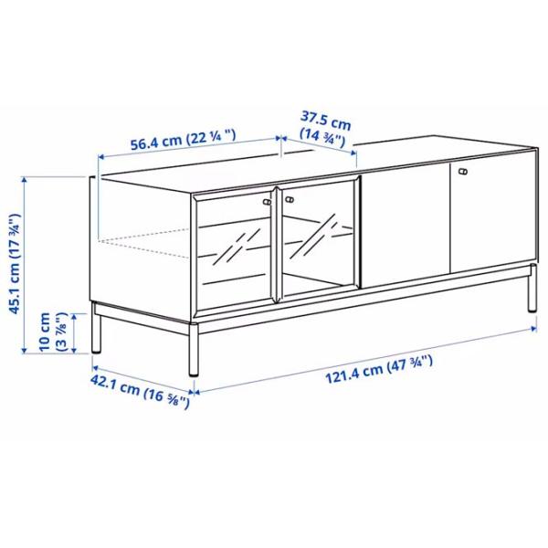 Гостиная Ikea Boastad Линейная / Black photo 5