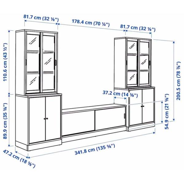 Living Ikea Tonstad Modulară / Stejar photo 5
