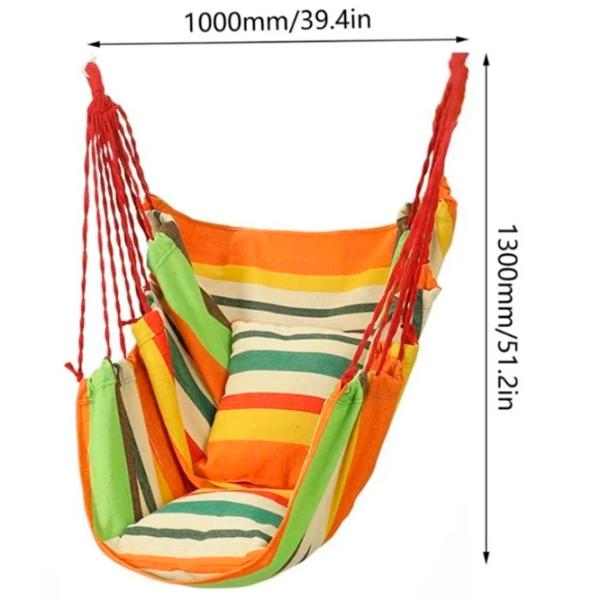 Hamac 4Life Armchair Сolor  120 kg / Țesătură / Orange photo 4