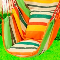 Гамак 4Life Armchair Сolor 120 кг / Текстиль / Оранжевый photo 5
