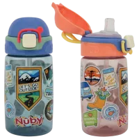 Бутылочка Nuby NV04047 0.415л 4 года / Силикон / Разноцветный