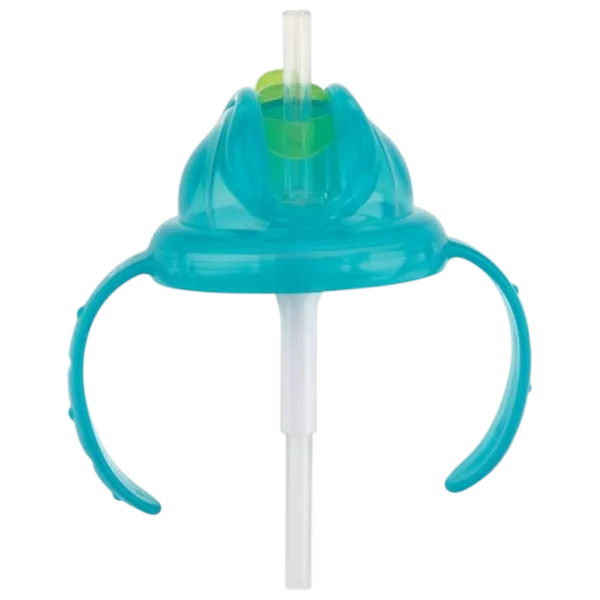 Sticluță Nuby NV0414017AQUA 0.24l 12 luni / Tritan / Blue photo 2