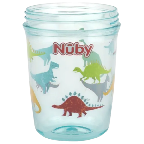 Sticluță Nuby NV0414017AQUA 0.24l 12 luni / Tritan / Blue photo 3