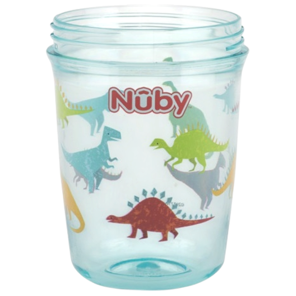 Sticluță Nuby NV0414017AQUA 0.24l 12 luni / Tritan / Blue photo 3
