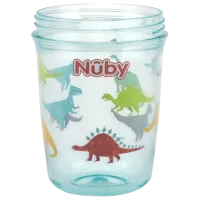 Sticluță Nuby NV0414017AQUA 0.24l 12 luni / Tritan / Blue photo 3