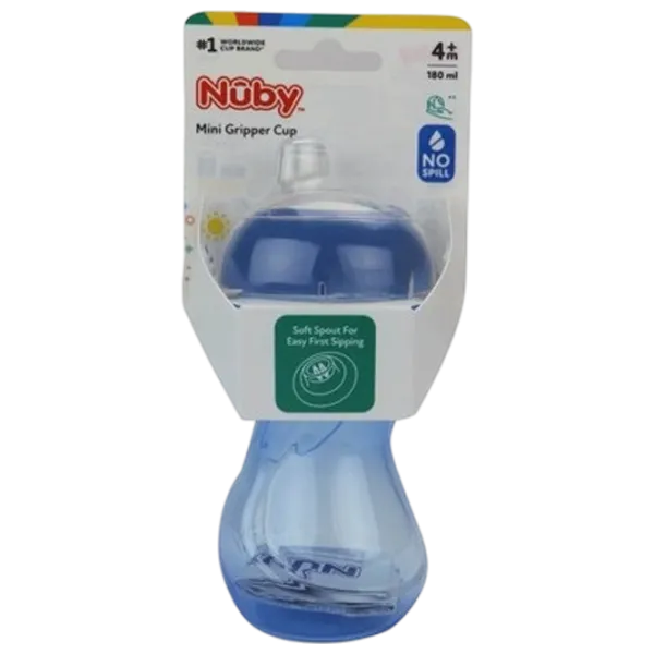 Sticluță Nuby NV04031 0.18l 4 luni / Plastic / Multicolor photo 3