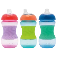 Бутылочка Nuby NV04032 0.18л 4 месяца / Силикон / Разноцветный