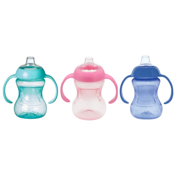 Sticluță Nuby NV04033 0.15l 4 luni / Plastic / Multicolor photo 1
